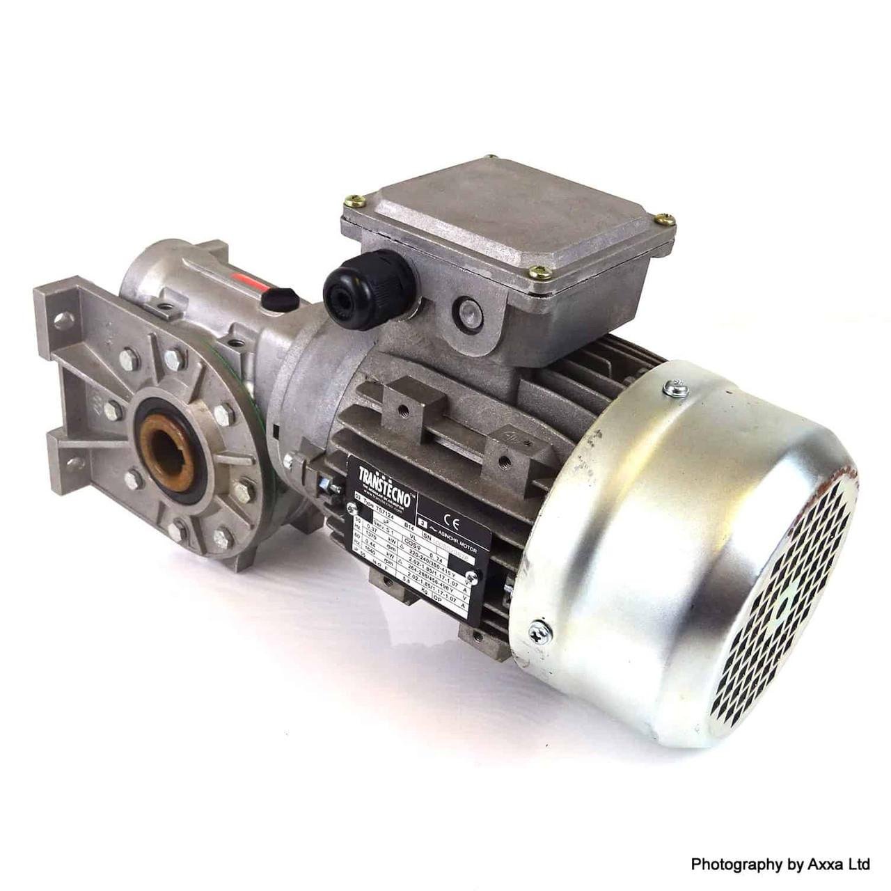 Gear motor used in packaging machinery
